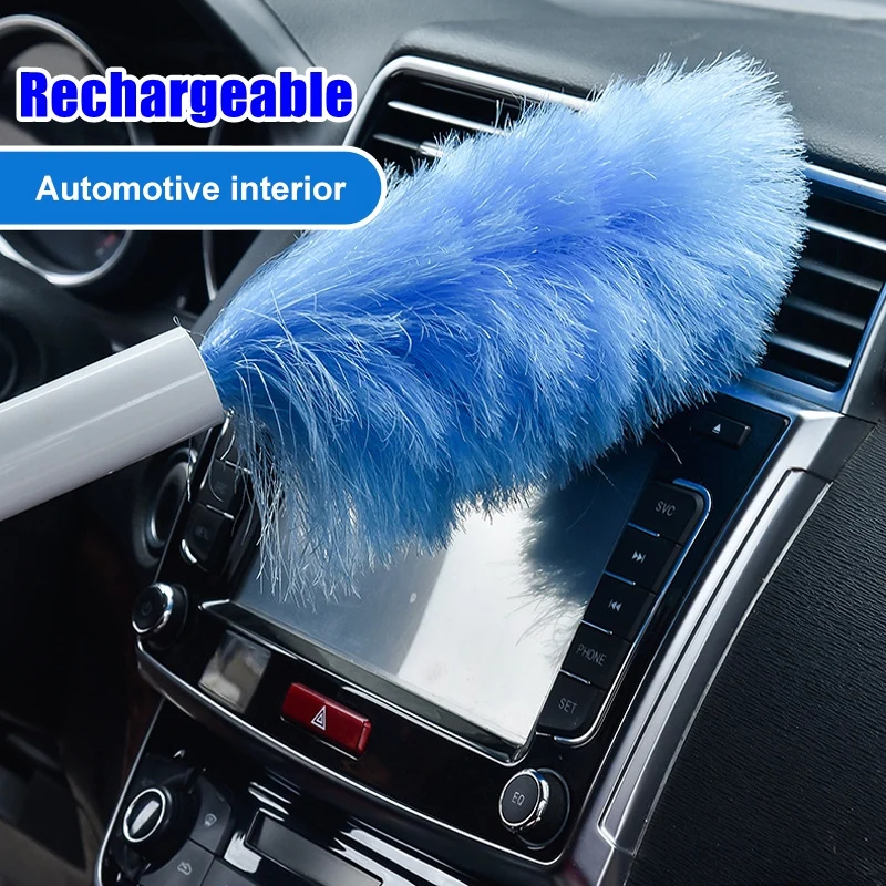 Electric Car Duster Brush Rechargeable Type-C Power Car Sofa Duster Laptop Keyboard spin scrubber cleaning tools Home Cleaner