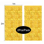 2 вечерние т., блестящие обои, длина 2 м
