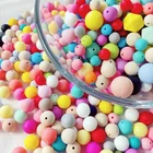 Силиконовые бусины для детского прорезывателя, 9 мм, 50 шт.