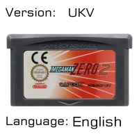 Mega Man Zero 2 UKV 32 бит видеоигры картридж Консоли Карты для nintendo GBA Mega Man английская языковая версия - Цвет: Mega Man Zero 2 UKV