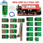 Программатор UPAUSB USB 2022, UPA-USB, с полными адаптерами, для настройки чипов ЭБУ V1.3, диагностический инструмент OBD2