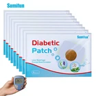 Sumifun 18 шт. диабетической патч ниже для измерения уровня глюкозы в крови для лечения баланс сахара глюкозы сжигания жира похудение медицинский Диабет Штукатурка