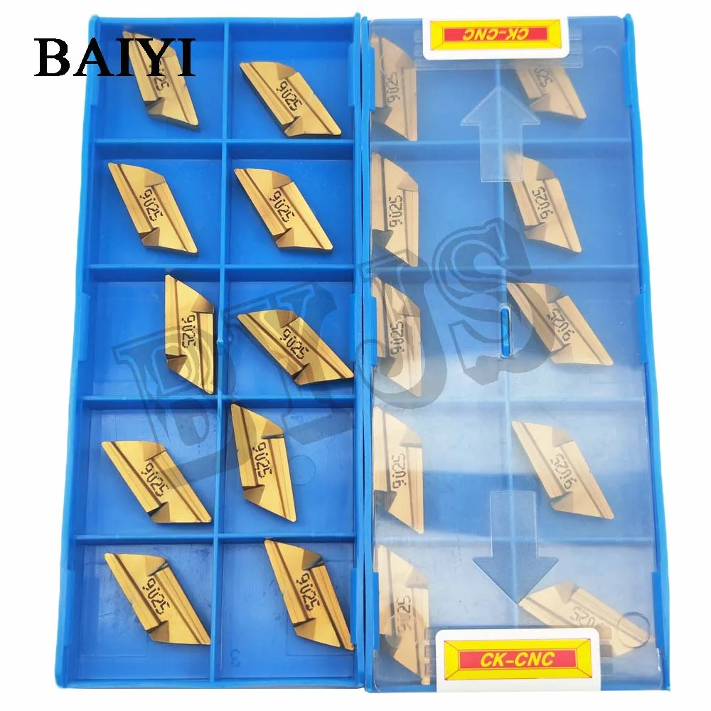 10 шт. режущий токарный инструмент KNUX 160405R BP9025 s KNUX160405R вставки из карбида вольфрама