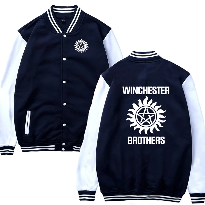 

Мужская бейсбольная куртка Winchester Brother, повседневная спортивная толстовка, бейсбольная форма в стиле Харадзюку