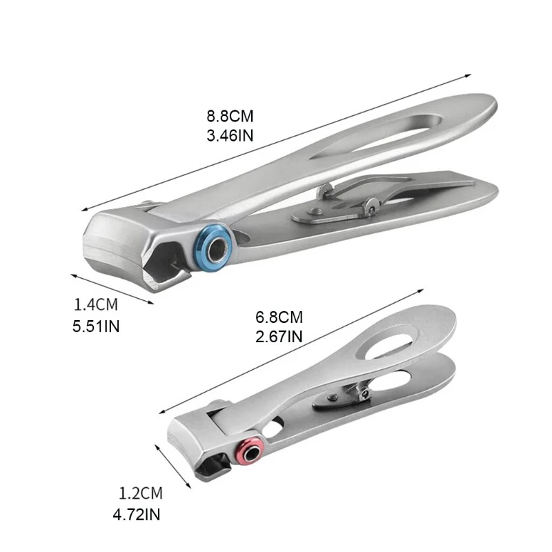 

Nail Clipper Wide Jaw Opening Stainless Steel Toenail Cutter with Nail File Large Fingernail Trimmer for Men Women