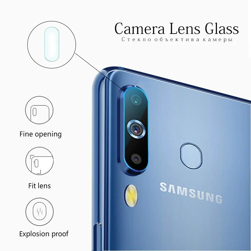 Защитная пленка для камеры из закаленного стекла 2 шт. Samsung Galaxy A10 A20 A30 A40 A50 A70 A80 A20e