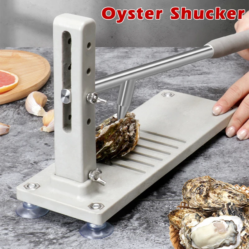 Stainless Steel Oyster Shucker Tool Set Oyster Clam Opener Machine Professional Hotel Buffets Oyster Shucker For Barbecue