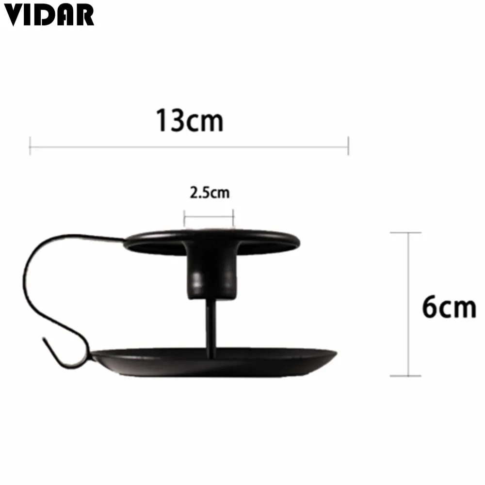 Vidar Железный подсвечник в европейском стиле винтажный Ретро стиль классический