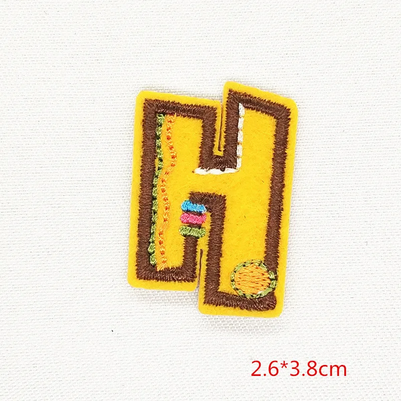 1 шт. цветные нашивки с буквенным алфавитом вышитый утюжок для одежды нашивка