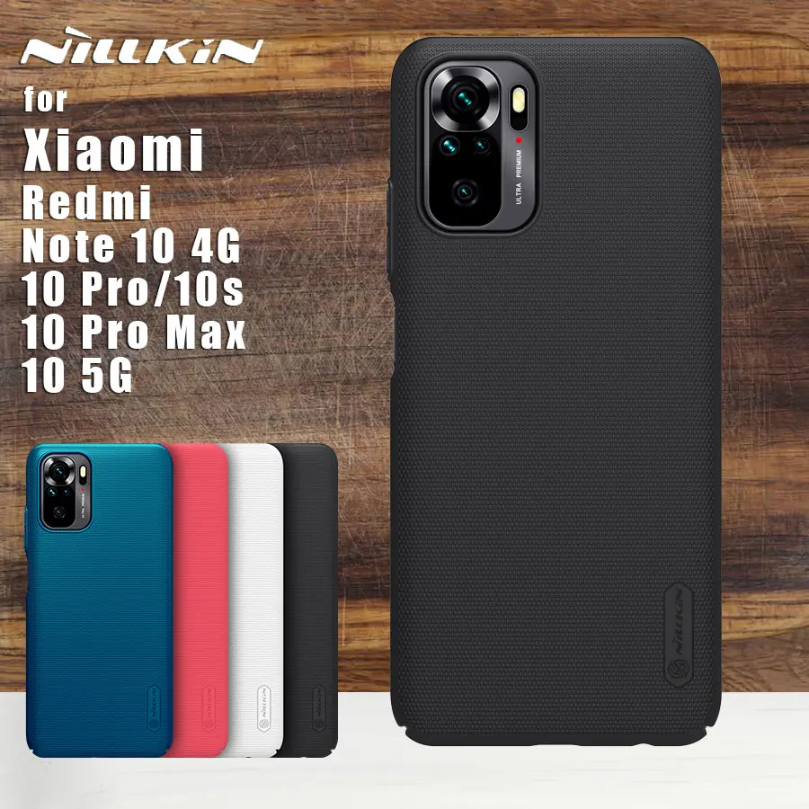 Nillkin для Xiaomi Redmi Примечание 10 5G NFC 4G супер матовый защитный чехол-накладка с