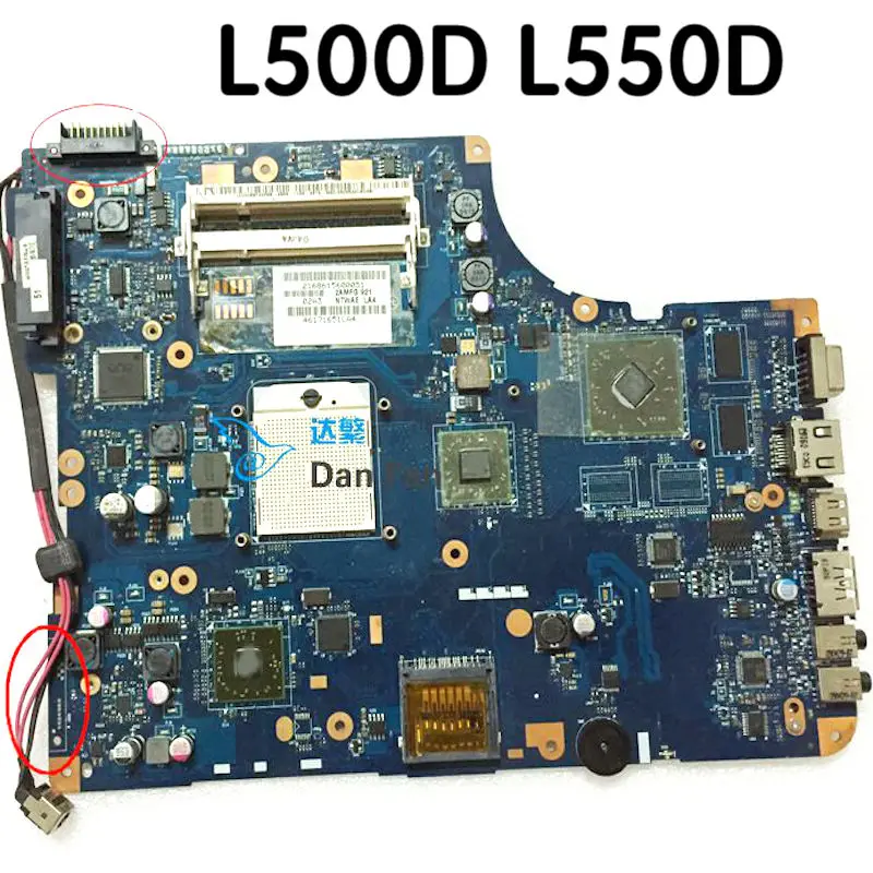 

Материнская плата для ноутбука Toshiba L500 L500D L550D, материнская плата NSWAE, полностью протестирована на 100%, для Toshiba L500 L500D L550D