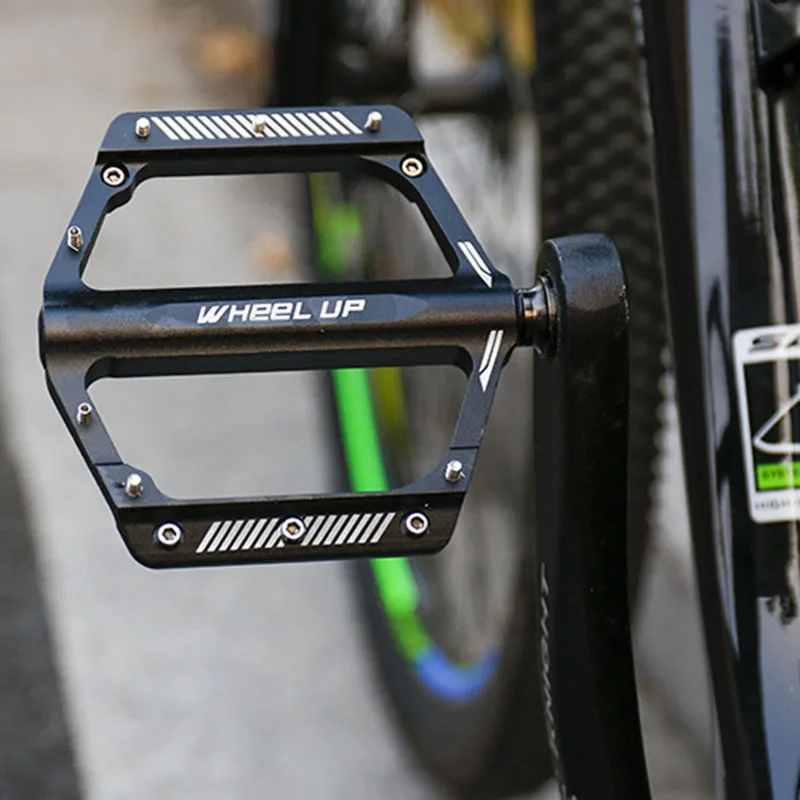 Велосипедные педали с двумя подшипниками Нескользящие ЧПУ из алюминиевого