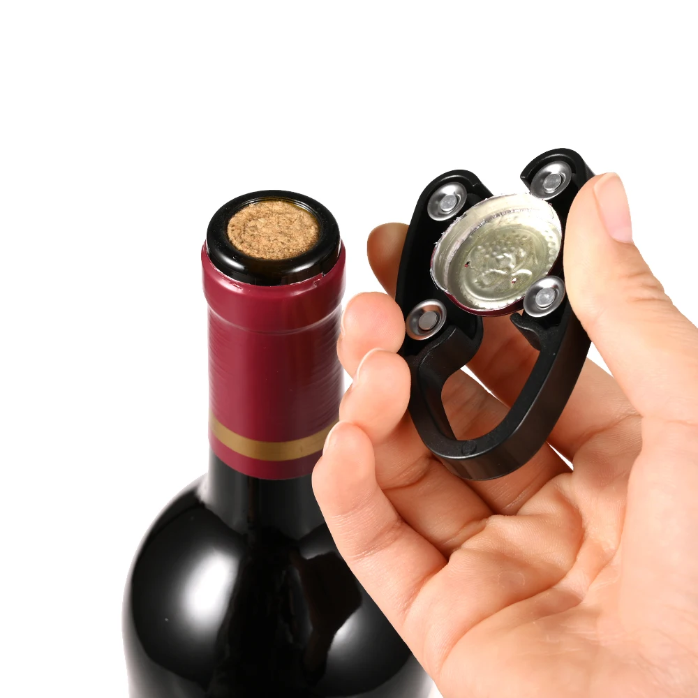 

4-piece set Air Pump Pressure Vacuum Wine Bottle Corkscrew Stainless Steel Pin Type Cork Out Tool Wine Opener Bar Accessories