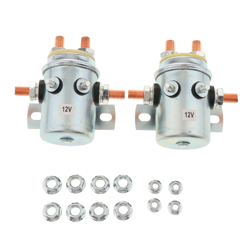 2X электромагнитный релейный переключатель 6-клемма для лебедки гольф-мобиля