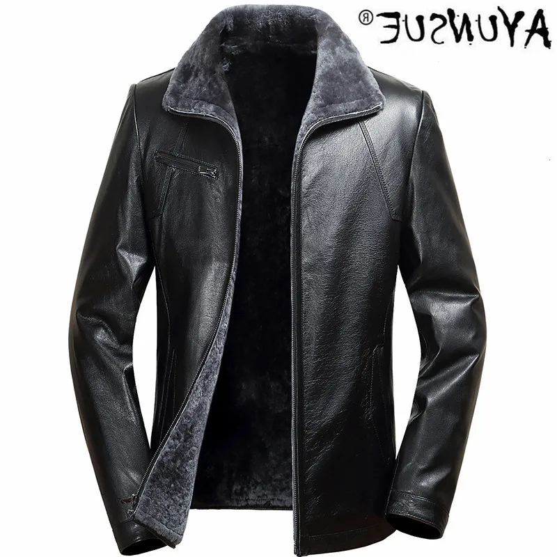 

Кожа быстро-подлинные мужские куртки, 100% Дубленка, ks-1599, kj3951