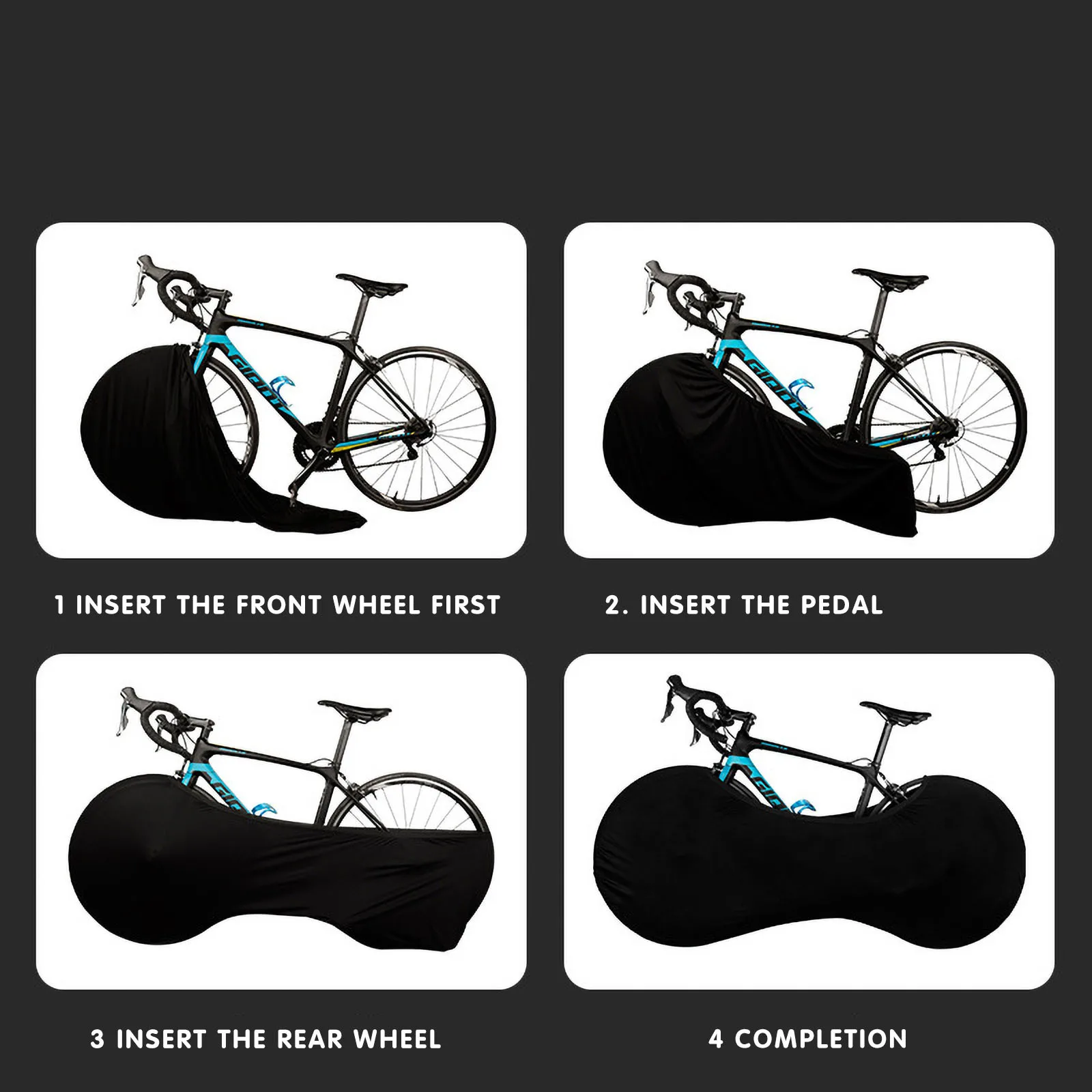 

Bike Cover Anti-Dust Cover Bicycle Wheel Chain Elastic Protect Cover bicycle accessories