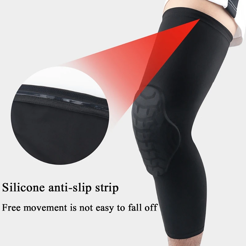 1 шт. длинные наколенники рукав анти удар дышащий тепловой поддержки ног защита