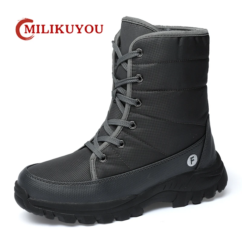 

2021 Winter Women Men Boots Military Boots Waterproof Windproof Combat Army Boots Outdoor Hiking Knee Boots Men Work Safty Shoes