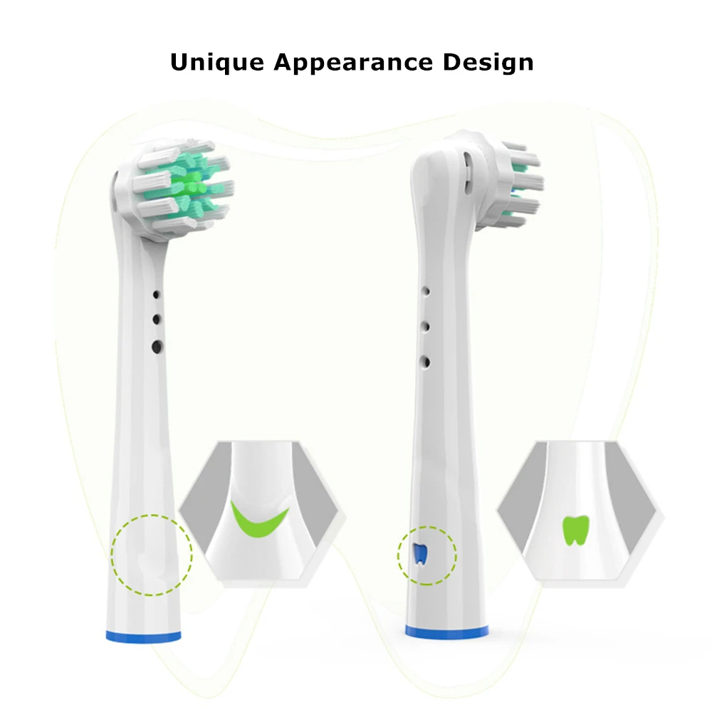 Замена Зубная щётка для Oral B Электрический поворотный зубами 4 шт./упак. насадка