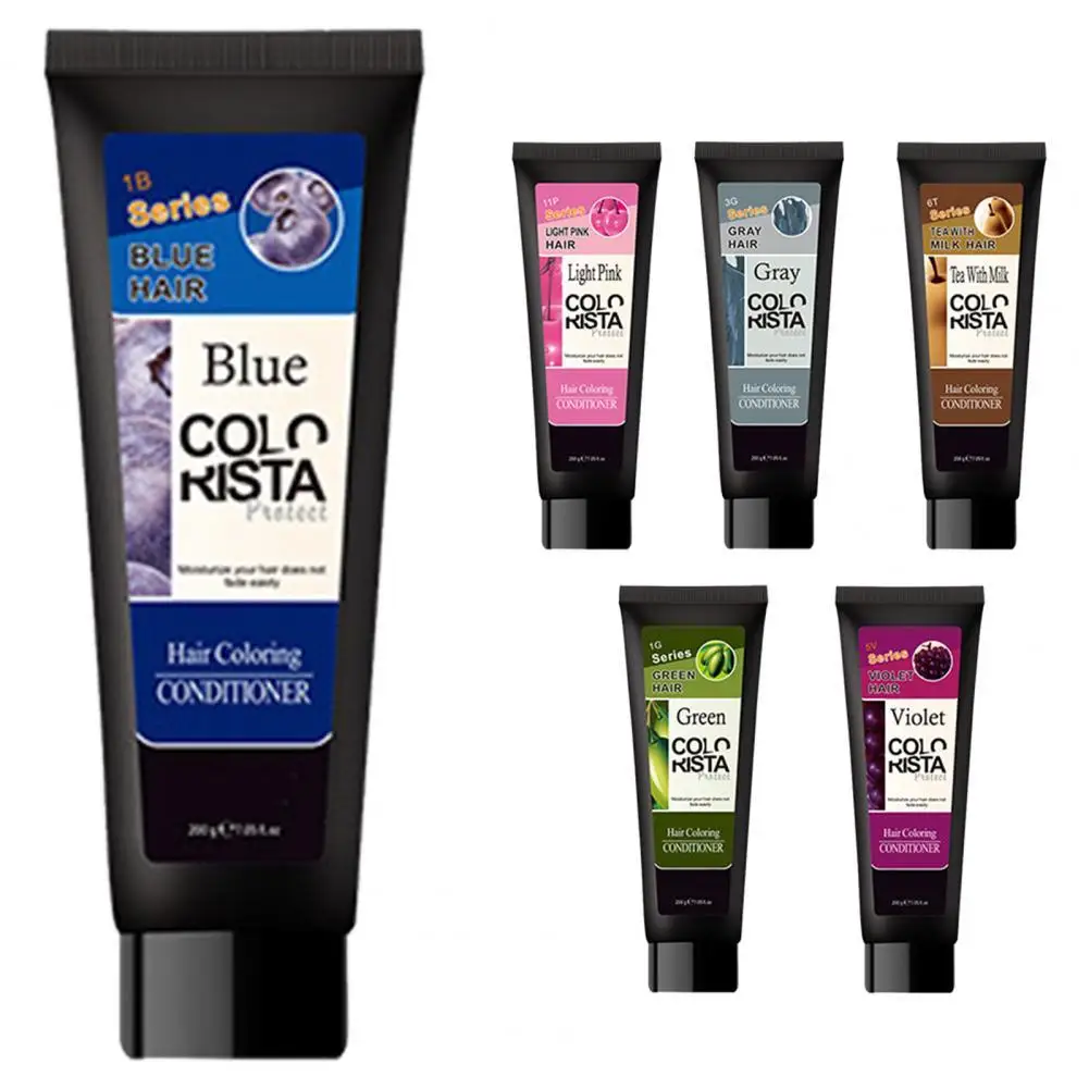 

80% Hot Sale 200ml Multifunctional Hair Coloring Conditioner Long Lasting Improve Frizz Color Locking Repair Complementary Condi