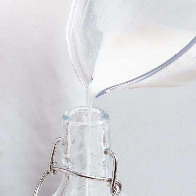 

6Pcs Transparent Measuring Cup Kitchen Gadget with Scale Nonslip Handle Spout for Baking Beaker Liquid Measure Jug Cup