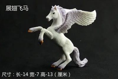 Игрушечная модель животного мир западный миф животное ангел летающая лошадь