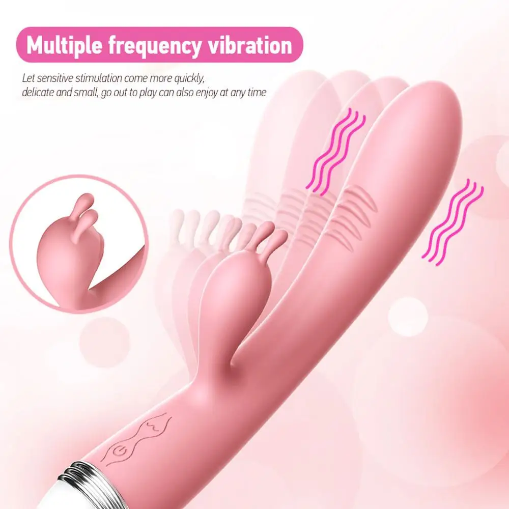 Вибратор двойные качающийся вибратор G-Spot головка для женского мастурбирования
