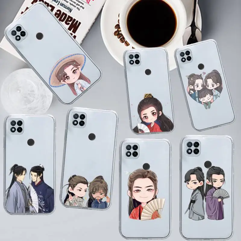 

Word of honor cartoon cute Phone Case Transparent for Xiaomi redmi note x f poco 10 11 9 7 8 3 i t s pro cover shell coque
