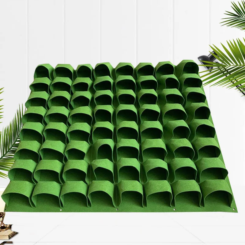 

NEW Wall Hanging Planting Bags Pockets Green Grow Bag Planter Vertical Garden Vegetable Living Garden Bag Home Supplies