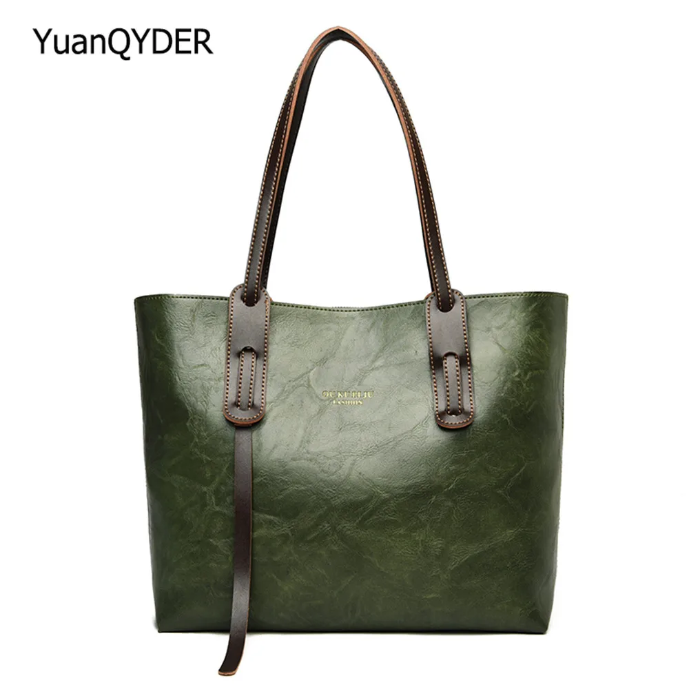 

Designer Women's Handbag Vintage Big Female Shoulder Bag Ladies Genuine Leather Shopper Bags Large Capacity Tote Bag Sac A Main
