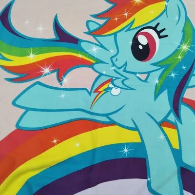 Быстросохнущее полотенце из микрофибры My little pony пляжное для путешествий детское