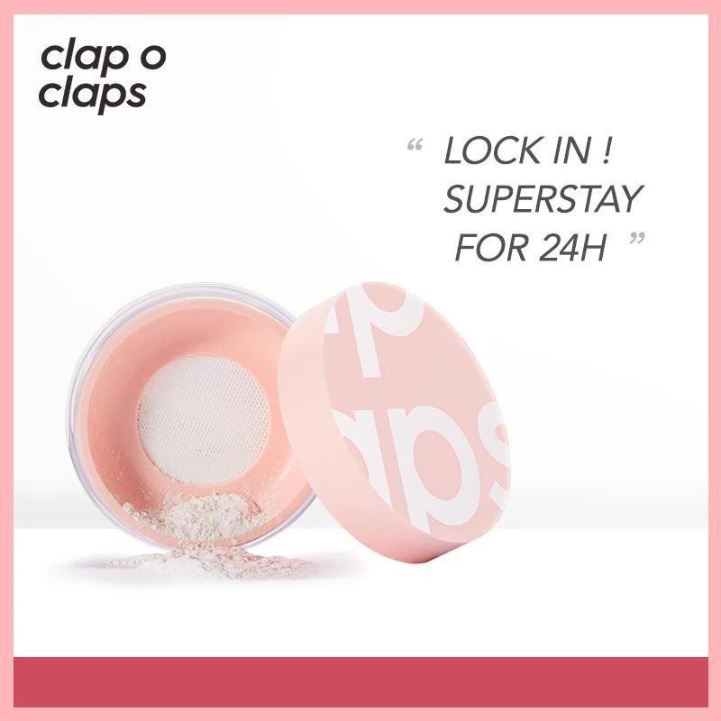 Clap o claps Косметика матовая отделка гладкая свободная пудра осветляющая