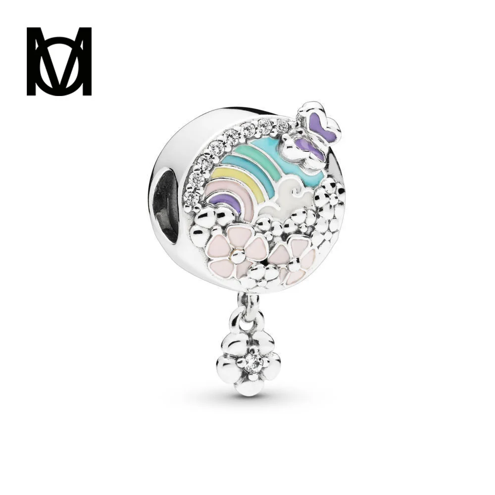 Роскошные diy настоящие Подвески серебряного цвета s925 подходящие для