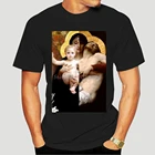 Madonna объятия футболки с Иисусом забавные Девы Марии Мужская в стиле хип-хоп, повседневные хлопковые футболки с коротким рукавом Футболка для мальчиков в стиле Streetwear Tees