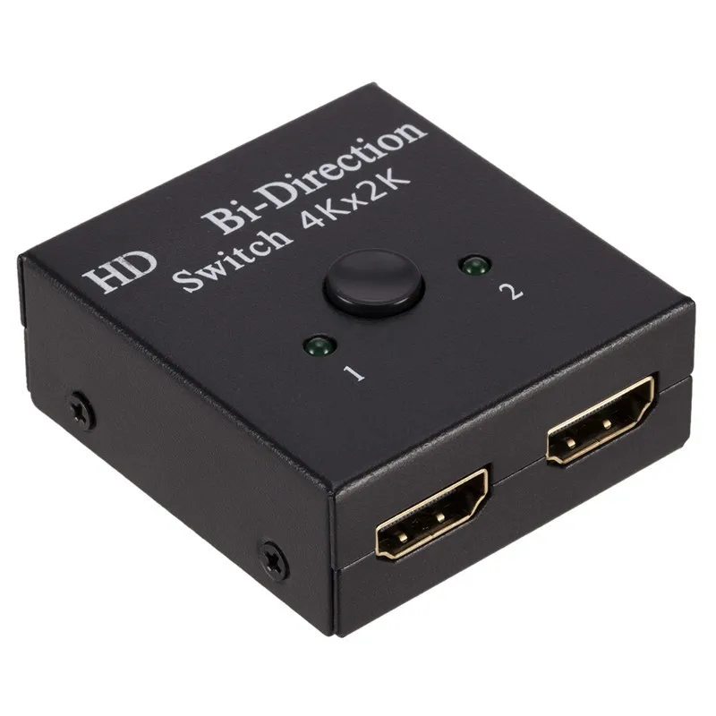 3D 4K Ультра Прозрачный 1 к 2 HDMI-совместимый переключатель для ПК компьютера HD ТВ