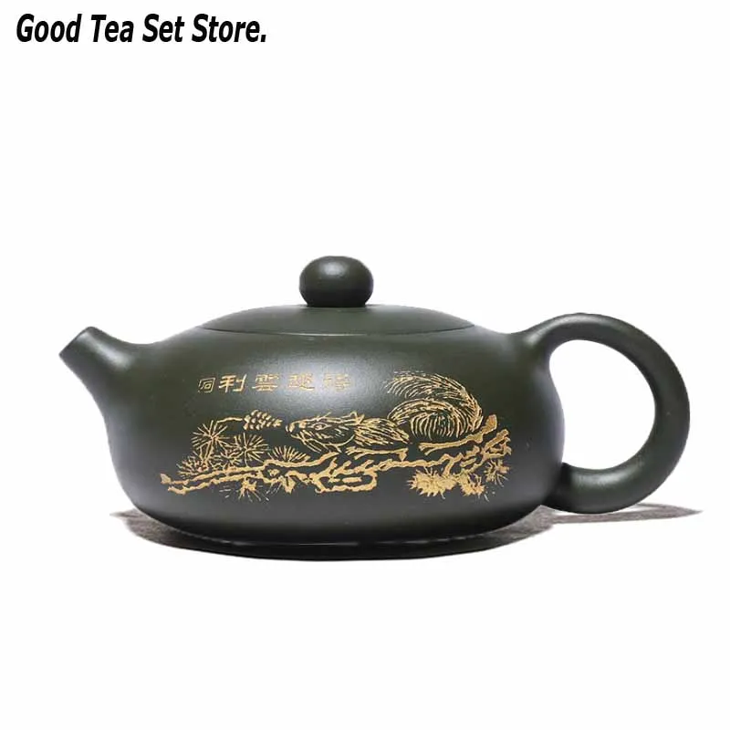 Чайный горшок Yixing из фиолетовой глины классический чайник ручной работы Сиши