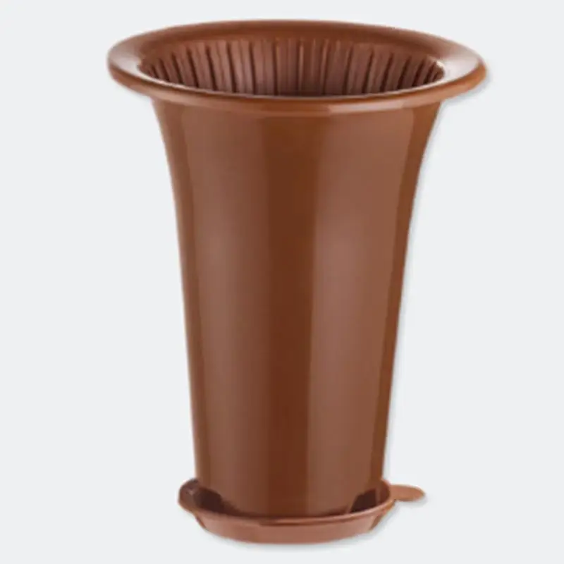 Пластиковые гидропоники посадки двухслойная сетка цветочный горшок корзина