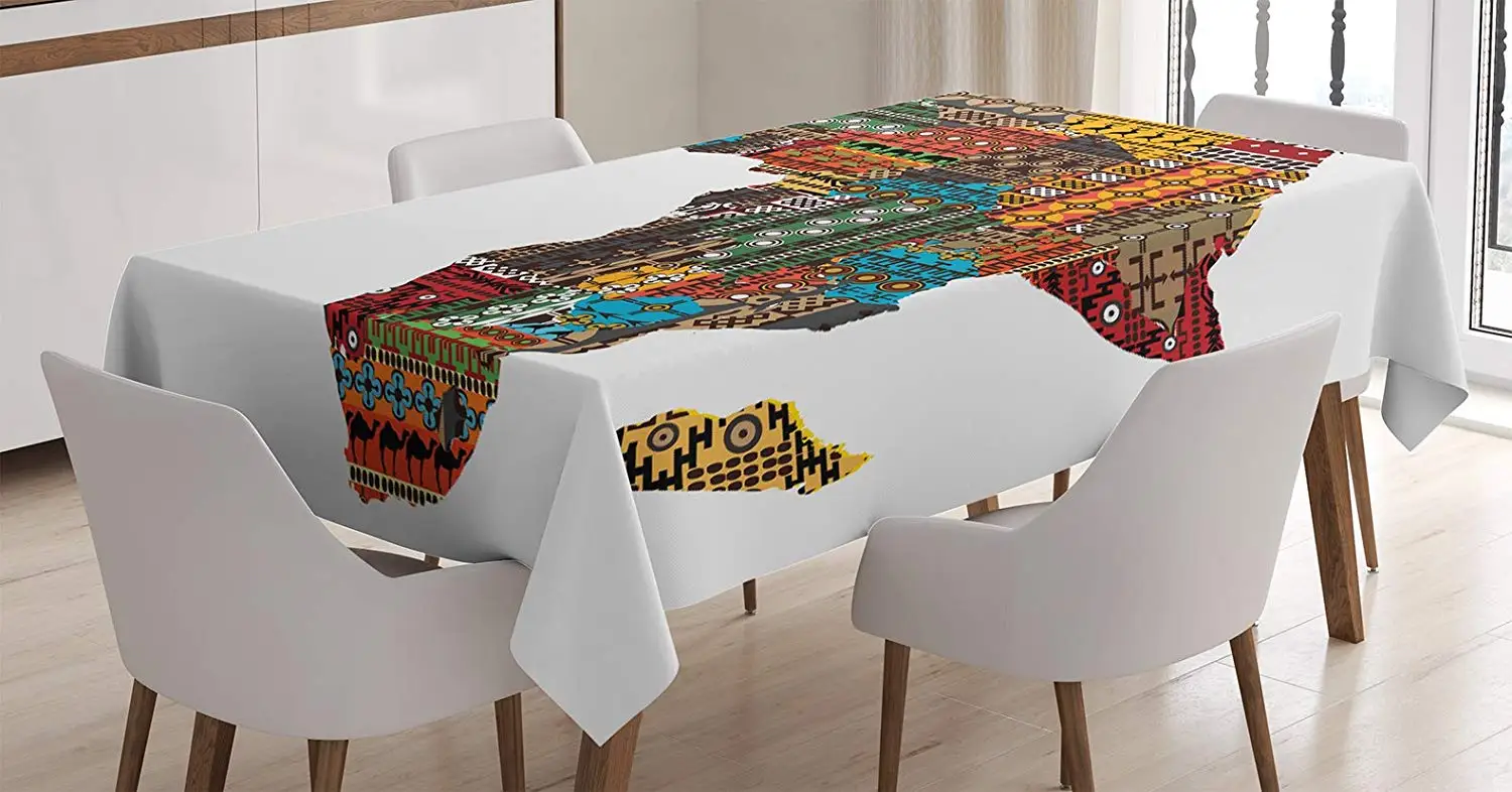 Африканская скатерть-карта со звездами в разных странах популярная скатерть