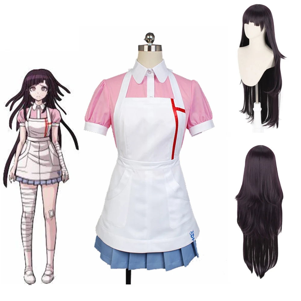 Аниме данганронпа 2 мицукан Мики платье Микан цумики Косплей Хэллоуин