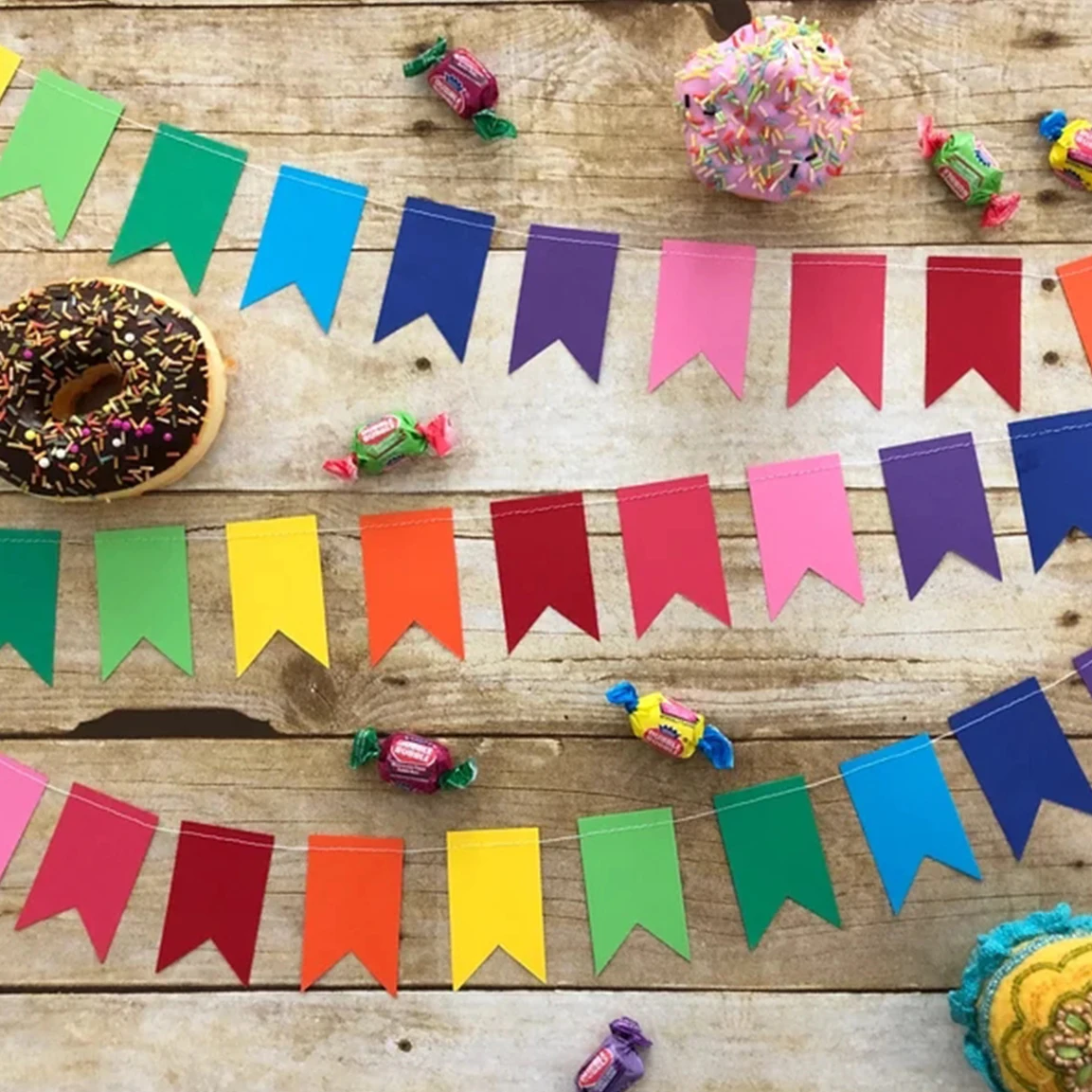 Реквизит для вечеринки в виде радуги украшение из фетровой ткани Радужный Флаг