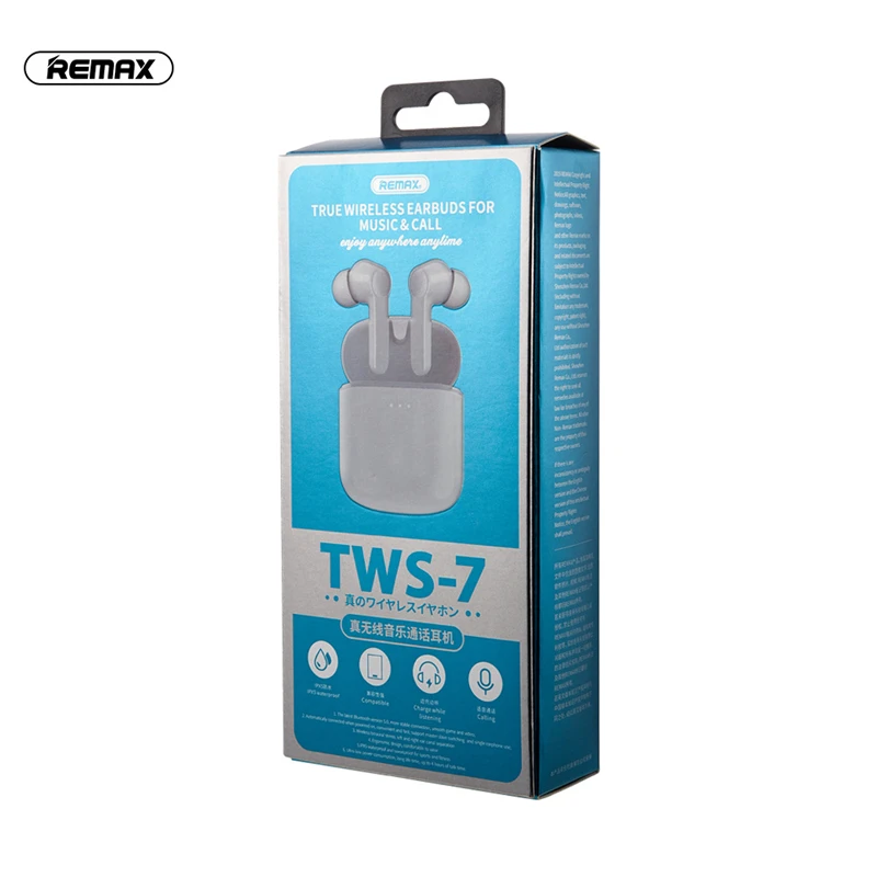 Оригинальный Remax наушники вкладыши TWS Bluetooth 5 0 стерео Беспроводная гарнитура Smart