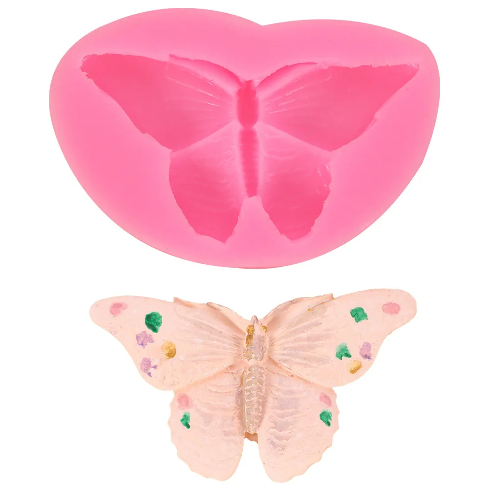

DIY butterfly baking utensils Fondant cake silicone mold Butterfly-shaped handmade chocolate baking utensils