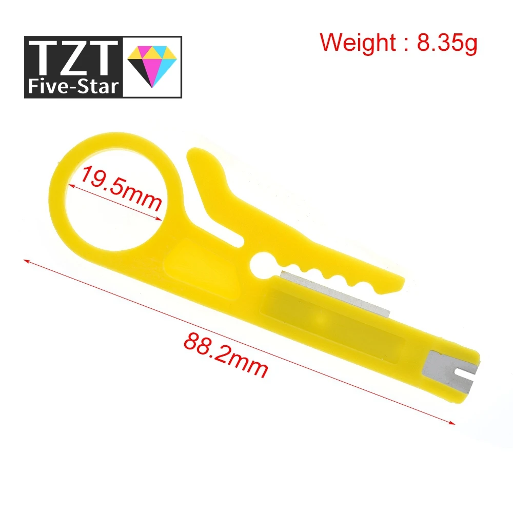 Мини Портативный нож для зачистки проводов щипцы обжима Инструмент кабеля