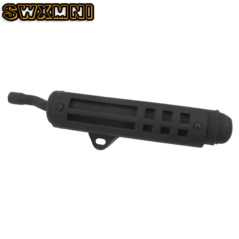 Новый черный выхлопной глушитель для мотоцикла труба Yamaha PW80 PW 80 Cafe Racer выхлопная в