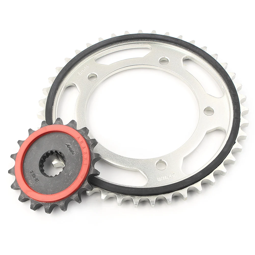 1 комплект приводная звездочка двигателя мотоцикла передняя 18T и задняя 43T для Suzuki