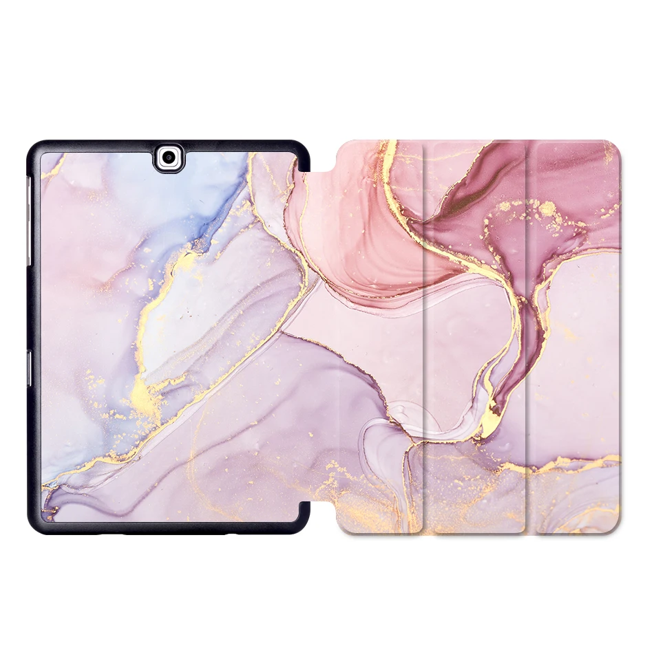 SS02 MTT мрамор из искусственной кожи чехол для samsung Galaxy Tab S2 9,7 ''SM-T810 T815 T813 T819 Флип Стенд Смарт чехол для планшета Авто Режим сна/пробуждения - Цвет: SS02