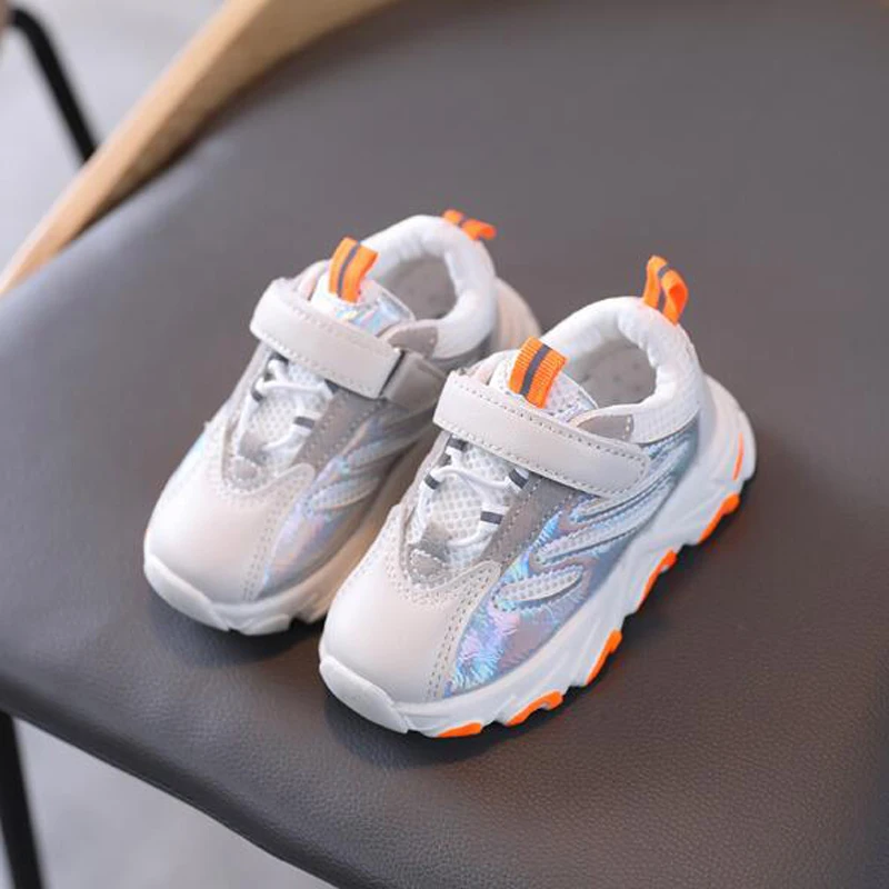 

Baby Toddler Sneakers Girl Shoes Spring And Autumn New Korean Children's Sneakers Kid Bright Leather Fashion Casual Shoes Baby