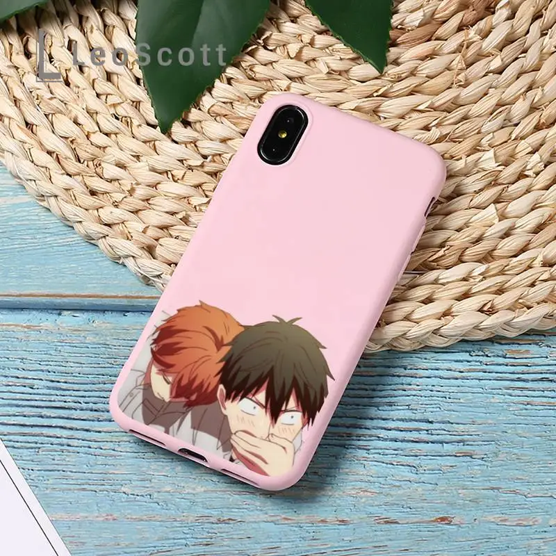 

Given Anime cute funny Phone Case Candy Color for iPhone 11 12 mini pro XS MAX 8 7 6 6S Plus X 5S SE 2020 XR