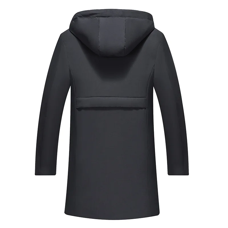 2019 новая зимняя теплая ветрозащитная Мужская куртка с капюшоном парка высокое