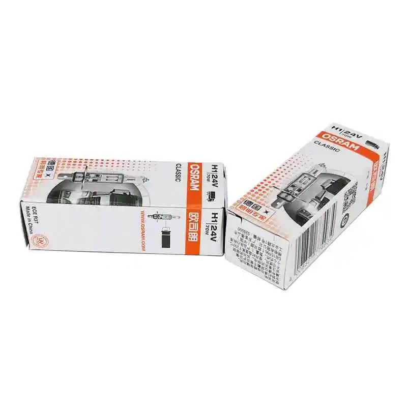 OSRAM H1 24V 70W 64155 P14.5s 3200K Standard Original Auto Head Light Fog Lamp Car Bulb OEM Quality (1 Bulb)
OSRAM H1 24V 70W 64155 P14.5s 3200K Standard Original Auto Head Light Fog Lamp Car Bulb OEM Quality (1 Bulb)
